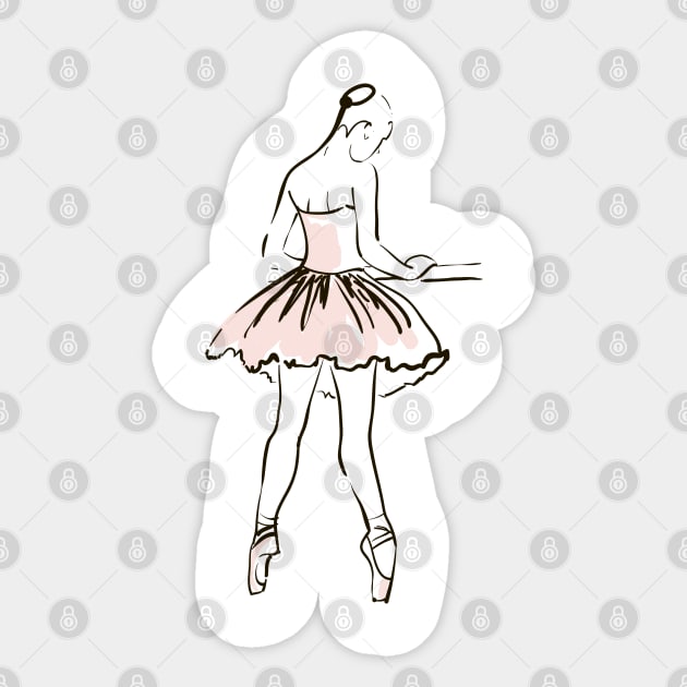 Ballerina Sticker by Olga Berlet